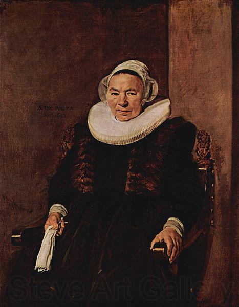 Frans Hals Portrait of an unknown woman Norge oil painting art